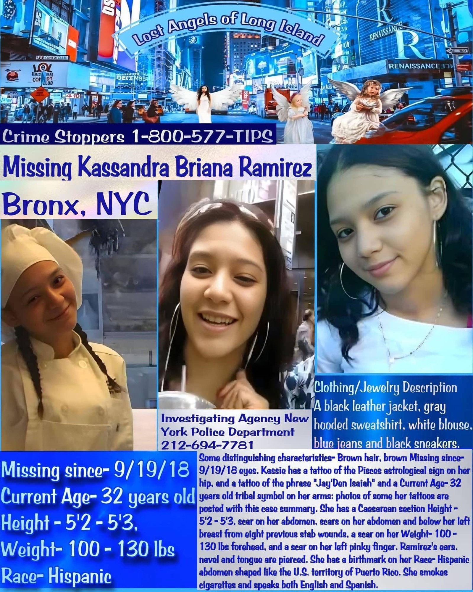Kassandra Kassie Ramirez - Missing since September 19, 2018